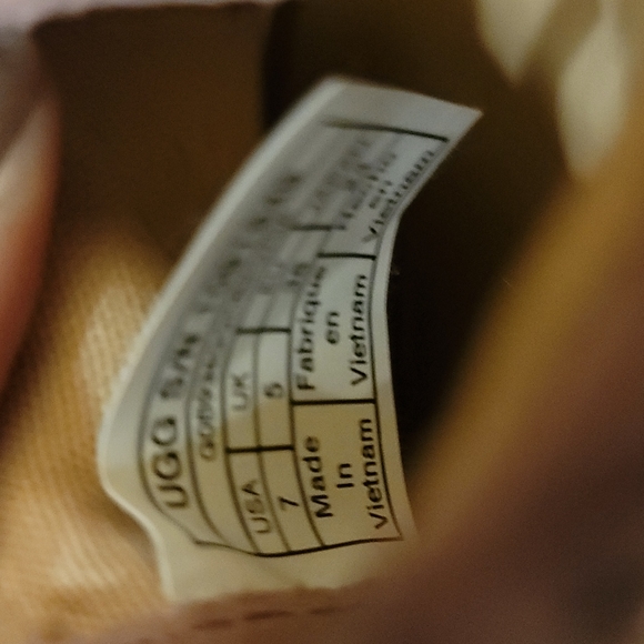 🌸UGG ALIX Sherpa spill seam velcro sneakers mauve pink womens 7 - Picture 5 of 8